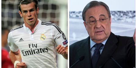 Gareth Bale has come under fire from Real Madrid president Florentino Perez