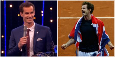 Andy Murray cracks an actual joke on winning BBC Sports Personality of the Year (Video)