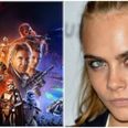 Cara Delevingne dressed up as Jabba the Hutt to watch Star Wars: The Force Awakens (Pic)