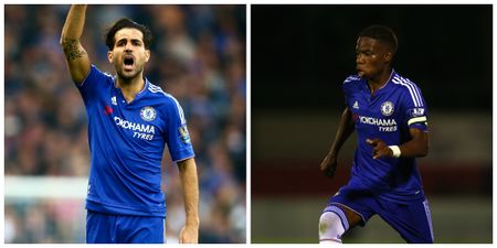 Cesc Fabregas reportedly involved in bust up after being nutmegged by Chelsea youngster