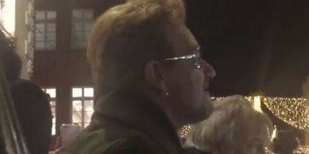 VIDEO: Bono, Hozier and friends busk in Dublin city centre as fans lose their sh*t