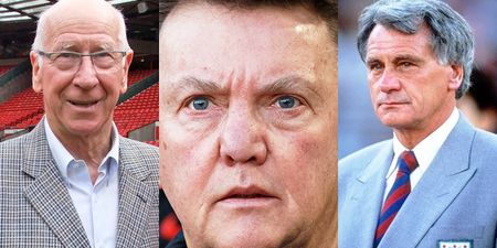 Angry Man United fan accuses Sir Bobby Robson of being very quiet over LVG and Twitter is merciless