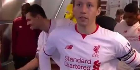 Watch West Ham mascot leave Liverpool defender Dejan Lovren hanging