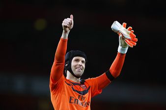 Man of the people Petr Cech unexpectedly spotted on board a train