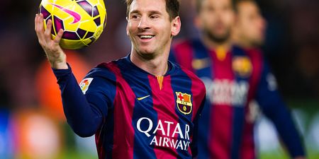 VIDEO: Lionel Messi’s crossbar rattling free kick golazo was a thing of absolute beauty