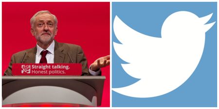 PIC: Either Jeremy Corbyn’s account has been hacked, or he’s getting very real on Twitter