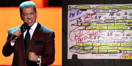 Bruce Buffer is auctioning a rare piece of UFC 194 history for charity