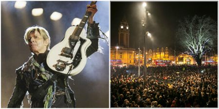 This is the incredible tribute by huge crowds in Brixton for icon David Bowie (Video)