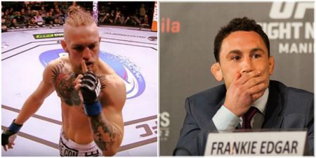 Conor McGregor’s coach had this message for furious featherweight contender Frankie Edgar