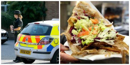 Woman calls police over “kebab assault”