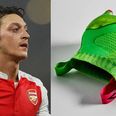 PICS: Mesut Ozil’s new luminous green laceless boots are sure to divide opinion
