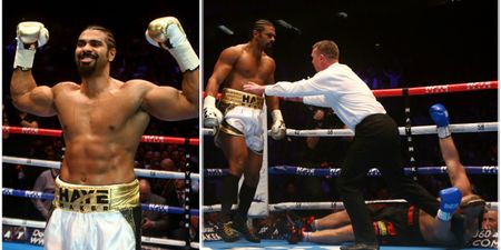 David Haye’s first-round KO comeback fight was watched by a huge TV audience
