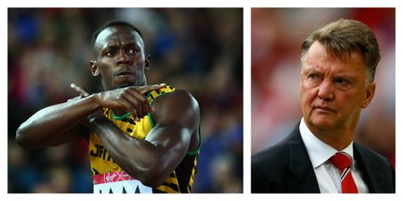 Usain Bolt says he couldn’t play under Louis van Gaal