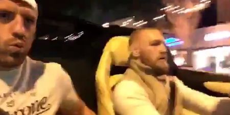 VIDEO: Conor McGregor goes full-throttle through Las Vegas in a Lamborghini Aventador