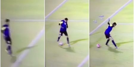 WATCH: As goalkeeping howlers go, we’re confident this is pretty unbeatable