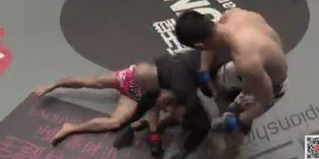 This brutal ONE Championship knock-out came via… submission escape (Video)