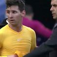 VIDEO: Classy Lionel Messi defies security guards to give this emotional pitch invader his shirt