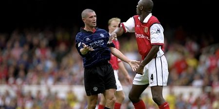 Roy Keane paid a surprisingly touching tribute to old foe Patrick Vieira
