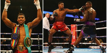 Anthony Joshua offered huge heavyweight world title fight in April