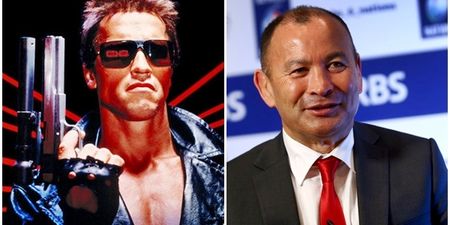 Eddie Jones gets rid of Arnold Scharzenegger quote that made England a laughing stock