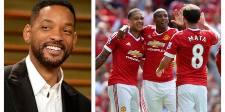 Will Smith admits that he “felt a spark” when watching Manchester United