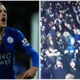 VIDEO: Jamie Vardy’s goal was so good this Leicester fan lost his teeth celebrating