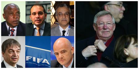 Sir Alex Ferguson has chosen his preferred candidate for FIFA president
