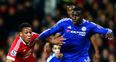 Chelsea’s Kurt Zouma stretchered off in agony during Manchester United clash