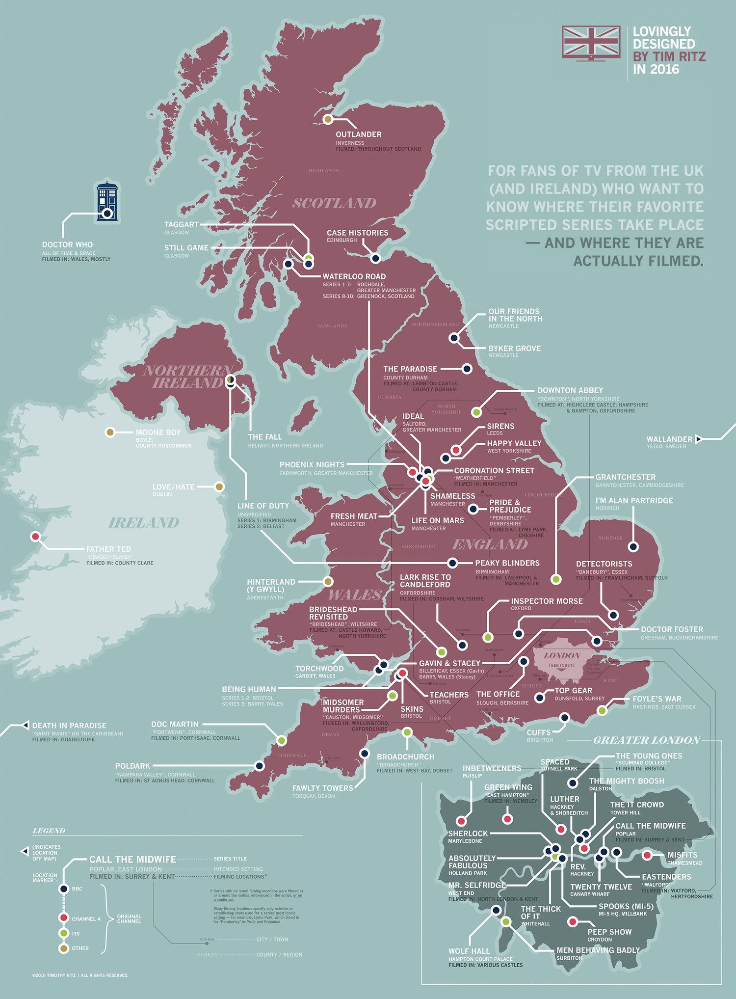 uk map tv shows