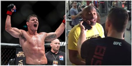VIDEO: Michael Bisping rages in Anderson Silva’s face about steroids before UFC London