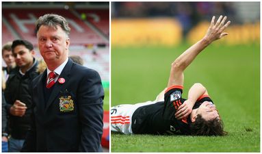 Louis van Gaal confirms Matteo Darmian is set for a lengthy spell on the sidelines