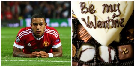 PIC: Memphis Depay gives his girlfriend an utterly bizarre Valentine’s Day gift