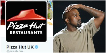 Pizza Hut destroys Kanye West with this one tweet (Pic)