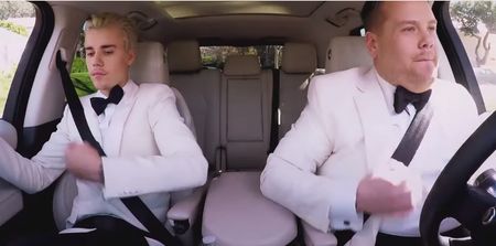 Justin Bieber returns for a special Grammys Carpool Karaoke with James Corden