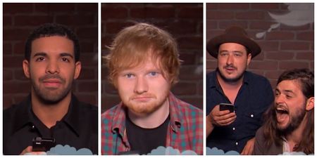 VIDEO: Ed Sheeran, Drake, Mumford & Sons and many more read out mean tweets