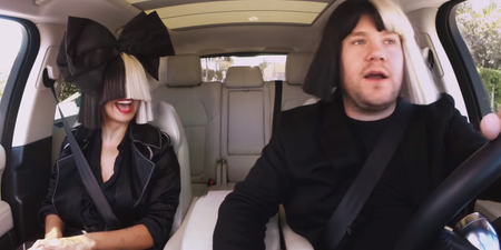 VIDEO: James Corden gets a singing lesson from Sia in a new Carpool Karaoke
