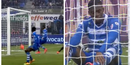 VIDEO: Defender somehow fails to score from on the goal line in contender for miss of the season