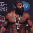 VIDEO: Kimbo Slice comes dangerously close to whipping out his testicles at Bellator press conference
