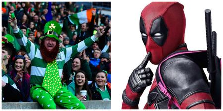 PICS: Deadpool without his mask is a dead-ringer for an Irish sporting legend