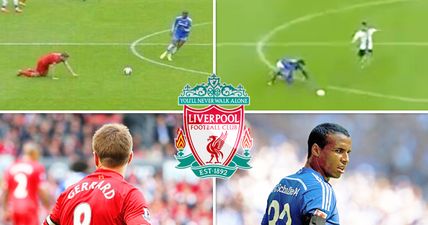 VIDEO: Liverpool newboy has experienced near identical slip to Steven Gerrard