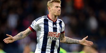 James McClean has a response for the opposition fans that taunt him