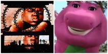VIDEO: It’s the Barney rapping Notorious B.I.G. video we’ve all been waiting for