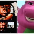 VIDEO: It’s the Barney rapping Notorious B.I.G. video we’ve all been waiting for
