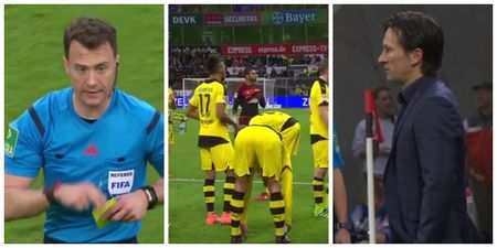 VIDEO: Bundesliga referee stops game in protest at Leverkusen manager