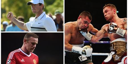 VIDEO: Wayne Rooney lost a bet to Rory McIlroy over the Frampton-Quigg fight