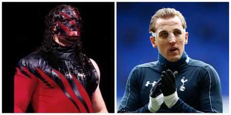 The internet is having a lot of fun with Harry Kane’s mask