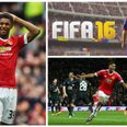 FIFA 16 appear to have updated Marcus Rashford’s rating to match his stunning form