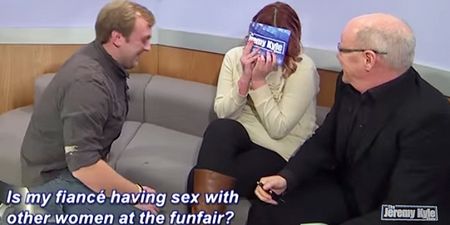 VIDEO: A man proposed to his girlfriend on Jeremy Kyle and it’s mortifying