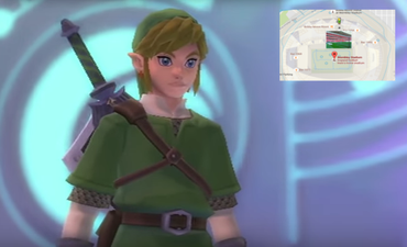 Link from the Zelda games is hanging out in Google Maps today