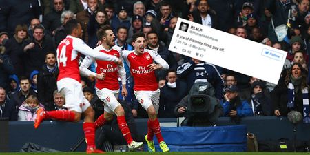 Arsenal fans changed their tune very quickly about Aaron Ramsey’s flicks